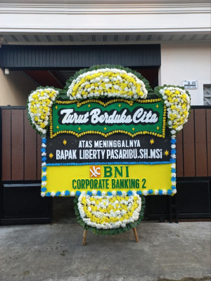 Papan Bunga Duka di Coblong