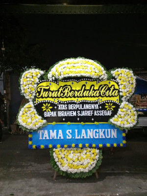 Papan Bunga Duka di Coblong