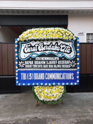 Papan Bunga Duka di Coblong